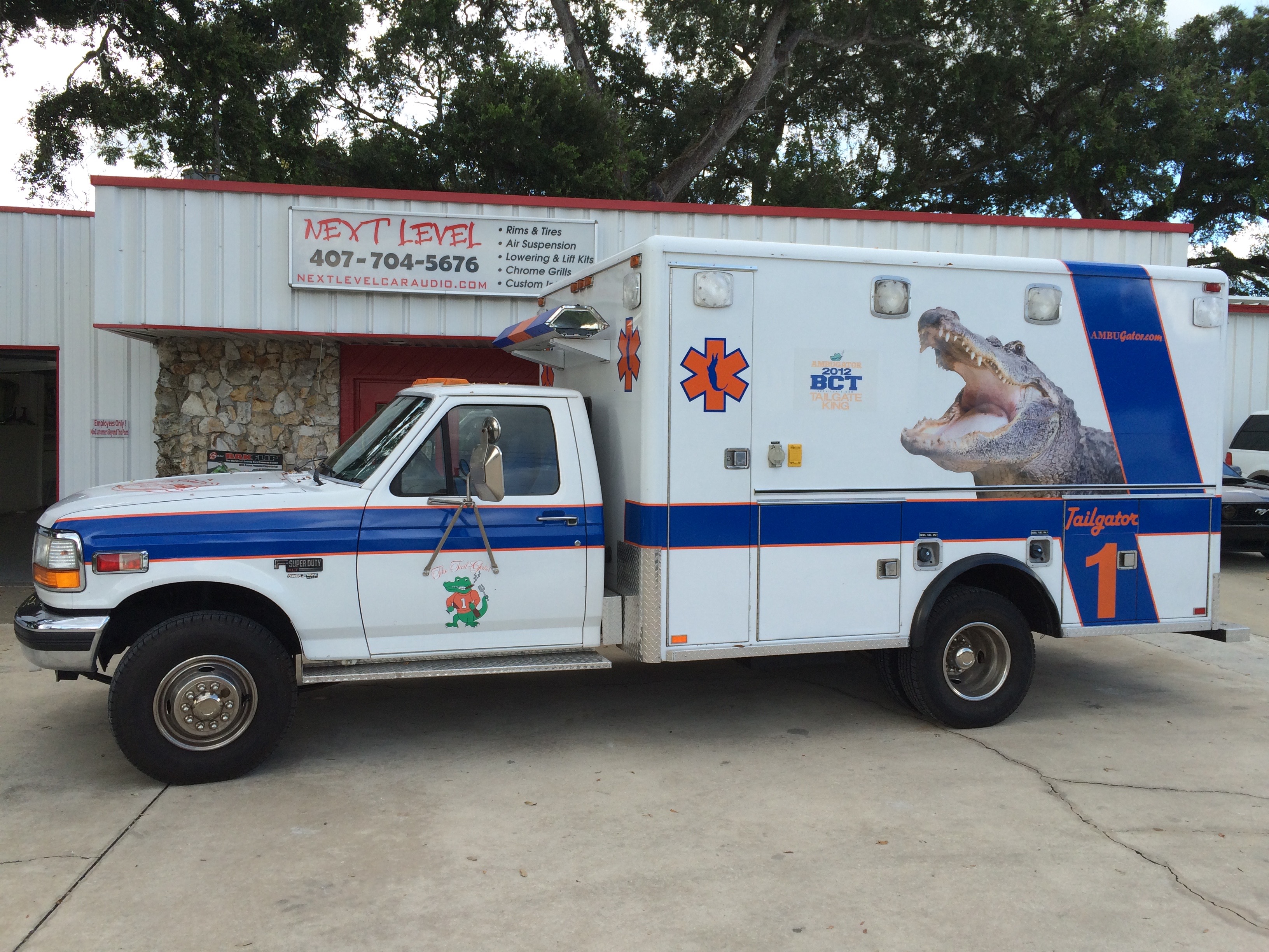 Ambulance tailgate conversion (Ambugator) Orlando Custom Audio