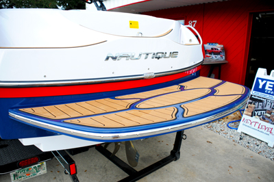 swim platform boat seadek