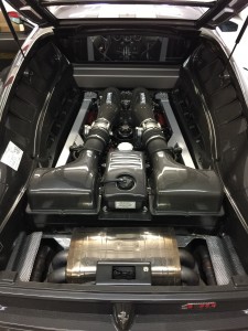2015 Kenwood KVT-7012BT installed in a track ready Ferrari Scuderia.