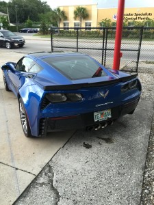 Escort Passport 9500CI in 2015 Z06 Corvette.