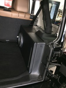 Custom MMats hideaway ported enclosure with a single Mmats Monster 10.