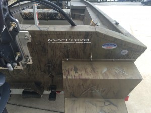 18' G3 Johnboat with Hummingbird fish finder installed.
