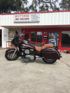 Kicker Marine speakers installed on Victory Motorcycle