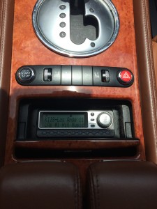 Bentley Flying Spur Satellite Radio integration into the factory radio.