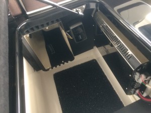 Wetsounds Syn 2 amplifier installed in Regal 2800 Bowrider.