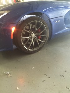 Amber LEDs in wheel wells and inside fenders