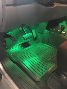 LED multi color interior glow
