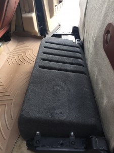 JL stealth box installed in F-250