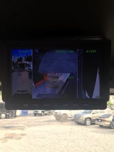 360 degree camera view installed with monitor