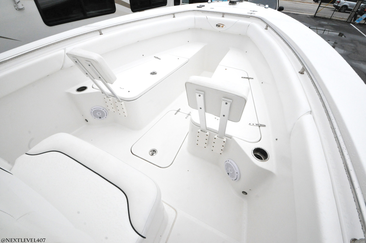 Seahunt Gets New Stereo Upholstery And Seadek Orlando Custom Audio